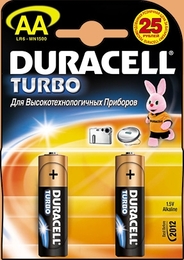 Батарейка Duracell Turbo BL-4 LR6
