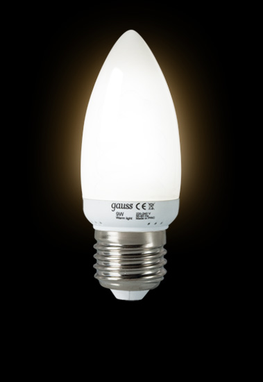 Энергосберегающая лампа Gauss CANDLE 220-240V 13W 2700K E27